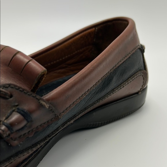 Johnston & Murphy Leather Loafers Men\'s 12 M  Tassels Slip Ons Black Brown main image 10